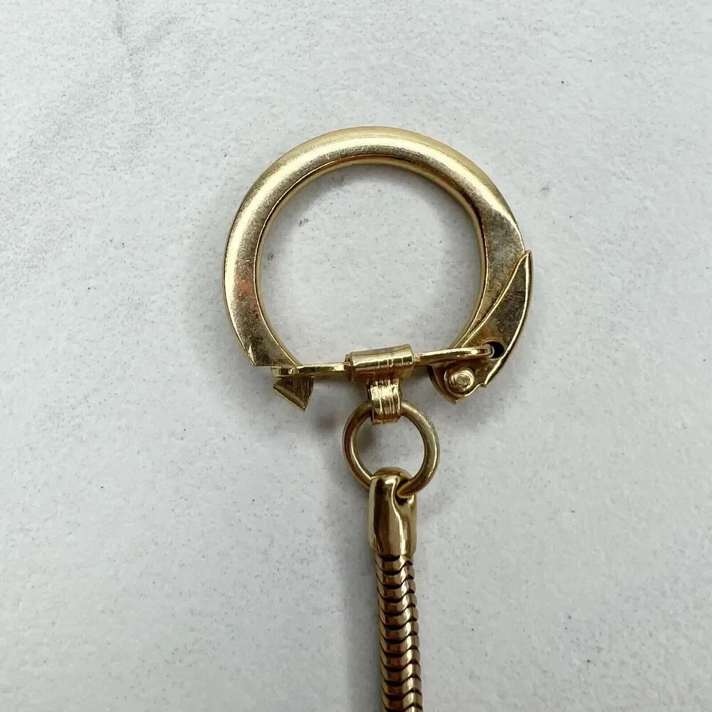 Vintage California Buggy Plastic Keychain Keyring Made in USA